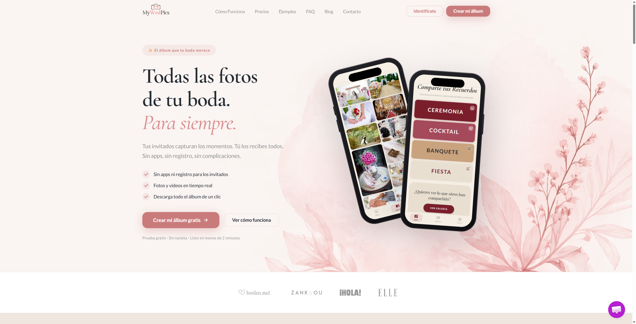 MyWedPics — fotos de boda para invitados