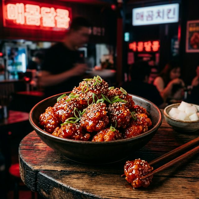 KFC Bites alitas coreanas crujientes con salsa gochujang